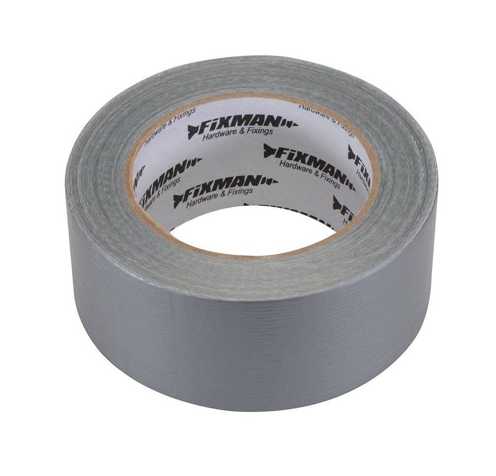 Silverline Klebeband Starkes Gewebe-Klebeband 50 mm x 50 m silber von Silverline