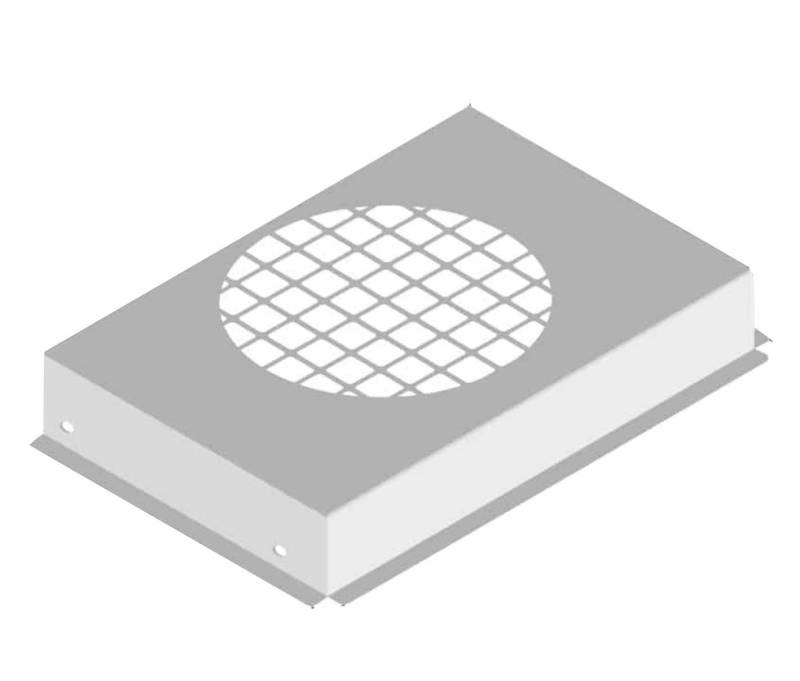 Silverline Montagezubehör Dunstabzugshaube SILVERLINE UADW 8 Umluftabdeckung, Edelstahl von Silverline