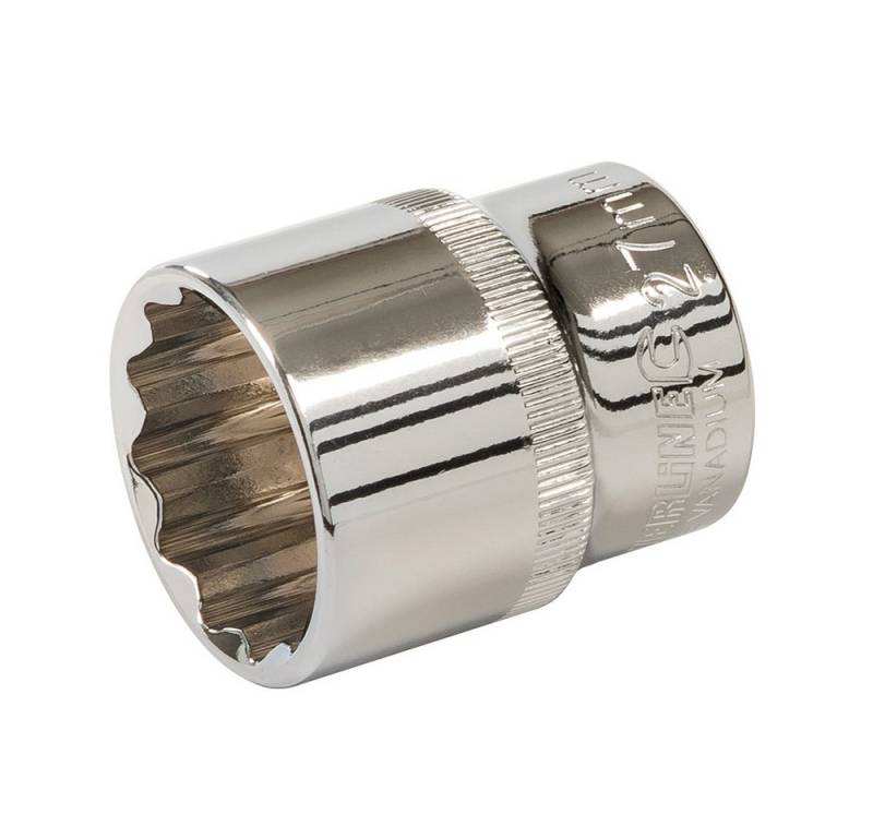 Silverline Steckschlüssel Doppelsechskant-Steckschlüsseleinsatz, metrisch, 1/2-Zoll-An von Silverline