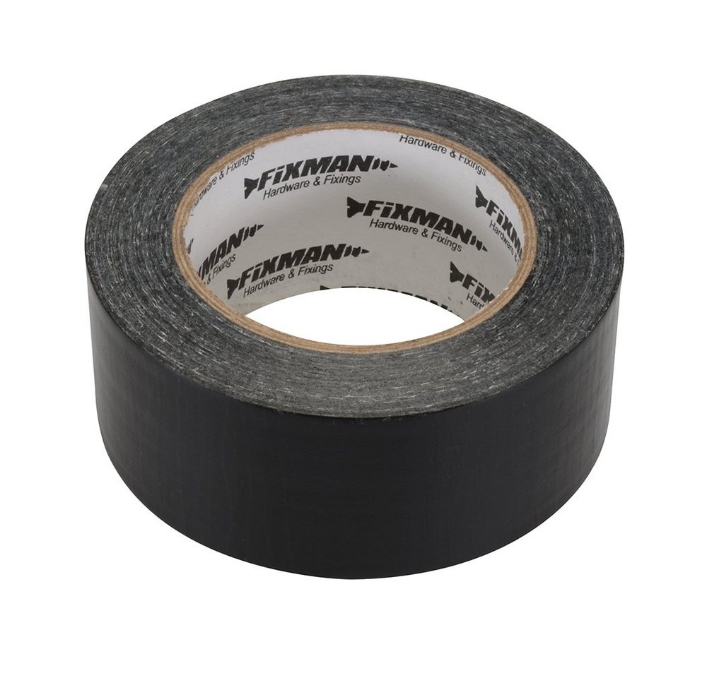 Silverline Klebeband Extra starkes Gewebeklebeband 50 mm x 50 m schwarz von Silverline