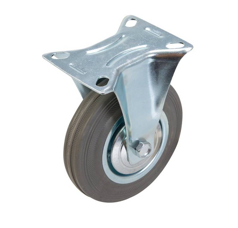 Schwerlastrolle Gummi Bockrolle 125 mm 100 kg von OTTO