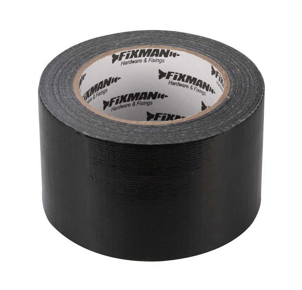 Silverline Klebeband starkes Gewebeklebeband 72 mm x 50 m schwarz von Silverline