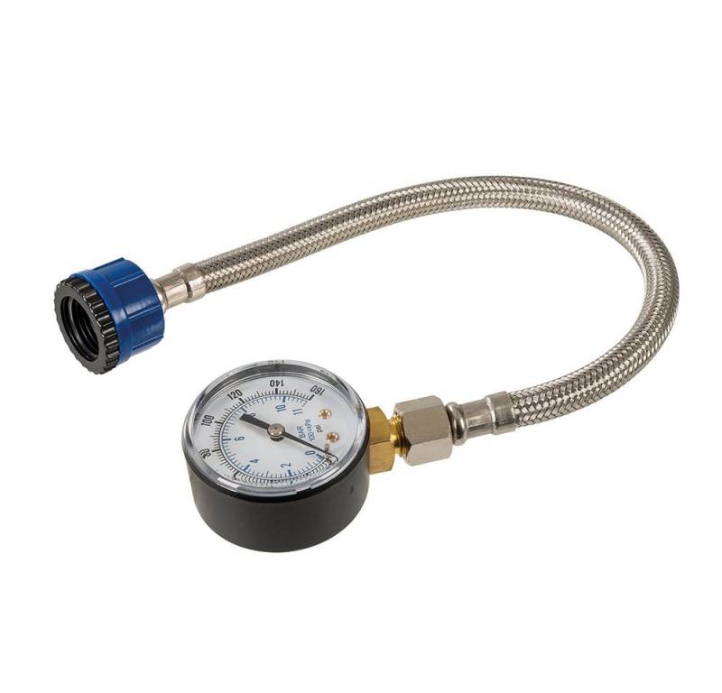 Wasserzähler Wasserdruckmesser mit Edelstahlschlauch 0–11 bar von OTTO