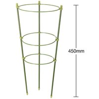 Staudenhalter mit drei Ringen, 450 mm 140, 155 u. 175 mm Durchmesser Staudenhalter mit drei Ringen, 450 mm 140, 155 u. 175 mm Durchmesser von Silverline