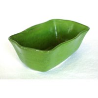 Vintage Lime Green Napco Nr. 407 Steingut-Blumentopf Made in Cleveland Ohio Usa von SilverliningByTravis