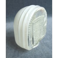 Vintage Mid Century Wandleuchte Glas Lichtschirm - Shell Style Mit Waffelmuster Und Mattweißem Rücken 3, 25 Durchmesser Fitter Öffnung von SilverliningByTravis