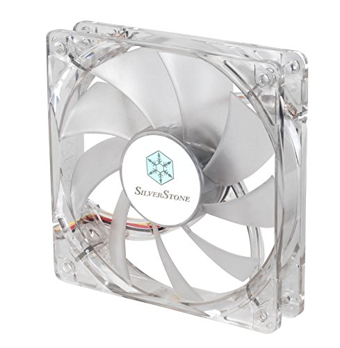 SilverStone SST-FN121-P-RL - FN Serie geräuscharmer 120 mm-Hochleistungs-Gehäuselüfter mit roten LEDs, transparent SilverStone SST-FN121-P-RL - FN Serie geräuscharmer 120 mm-Hochleistungs-Gehäuselüfter mit roten LEDs, transparent von SilverStone