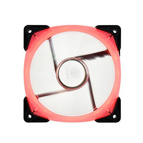 SilverStone SST-FW123-RGB - FW Serie geräuscharmer 120mm PWM-Lüfter mit RGB LED, Transparente Lüfterblätter, schwarzer Rahmen von SilverStone