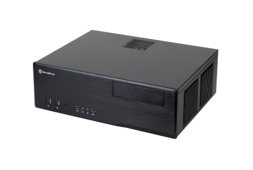 SilverStone Technology SilverStone SST-GD05B USB 3.0 - Grandia HTPC Micro ATX Desktop Gehäuse mit hochleistungsfähigem und geräuscharmen Kühlsystem, schwarz von SilverStone Technology