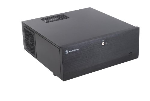 SilverStone SST-GD07B - Grandia HTPC ATX Desktop Gehäuse mit hochleistungsfähigem und geräuscharmen Kühlsystem, schwarz von SilverStone Technology