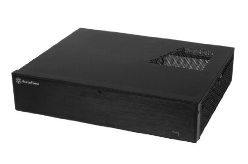 SilverStone SST-ML04B - Milo Micro ATX Schmales HTPC Gehäuse, abschließbar, schwarz von SilverStone Technology