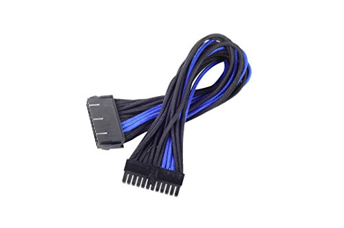 SilverStone SST-PP07-MBBA - Netzteil-Verlängerungskabel 30cm Motherboard 24pin auf 24pin, schwarz/blau SilverStone SST-PP07-MBBA - Netzteil-Verlängerungskabel 30cm Motherboard 24pin auf 24pin, schwarz/blau von SilverStone Technology