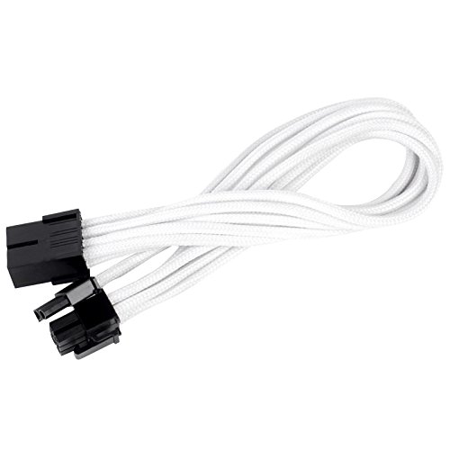 SilverStone SST-PP07-PCIW - Netzteil-Verlängerungskabel 25cm 8pin auf PCI-E 6+2pin, weiss SilverStone SST-PP07-PCIW - Netzteil-Verlängerungskabel 25cm 8pin auf PCI-E 6+2pin, weiss von SilverStone Technology