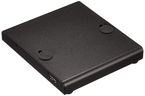 SilverStone Technology 71090 Technology SST-PTS01B - Externes USB 3 Super-Speed Intel-NUC Festplatten-Gehäuse für 9,5 mm dicke 2,5" SATA-III-HDDs oder SSDs, kompatibel mit allen VESA-fähigen Monitoren, schwarz von SilverStone Technology