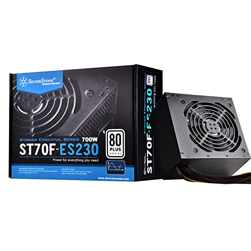 SilverStone SST-ST70F-ES230 - Strider Essential Serie, 700W 80 Plus 230V EU ATX flüsterleises PC-Netzteil mit 120 mm-Lüfter SilverStone SST-ST70F-ES230 - Strider Essential Serie, 700W 80 Plus 230V EU ATX flüsterleises PC-Netzteil mit 120 mm-Lüfter von SilverStone Technology