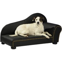Hunde Heimtierottomane in Lederoptik Gr. 2 von Silvio Design
