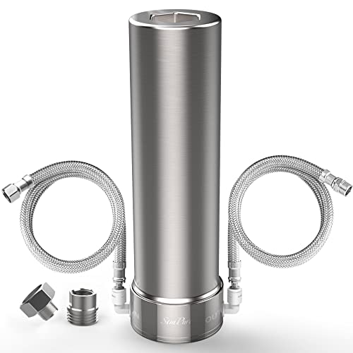 SimPure V7 Untertisch Wasserfiltersystem 75.000 Liter, 5 Stufe Edelstahl Unter Waschbecken Wasserfilter, Direkter Verbinden mit Küchenhahn, Reduzieren 99% Blei, Chlor, Schlechten Geschmack SimPure V7 Untertisch Wasserfiltersystem 75.000 Liter, 5 Stufe Edelstahl Unter Waschbecken Wasserfilter, Direkter Verbinden mit Küchenhahn, Reduzieren 99% Blei, Chlor, Schlechten Geschmack von SimPure