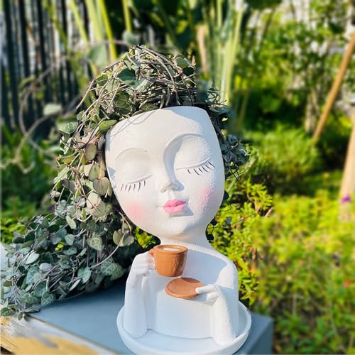 Simabsie Pflanzgefäß New 6 (Coffe, Weiß) von Simabsie