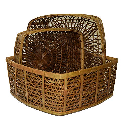 Rattankorb Obstschale Burma aus Rattan und Bambus, dekoratives Unikate Handarbeit Größe Groß Rattankorb Obstschale Burma aus Rattan und Bambus, dekoratives Unikate Handarbeit Größe Groß von Simandra