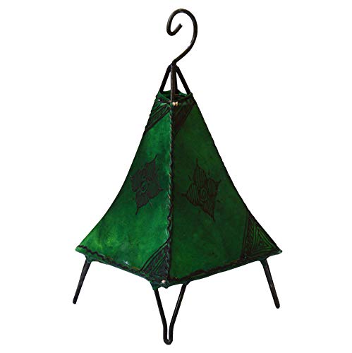 Simandra Orientalische Lampe Stehlampe marokkanische Hennalampe Lederlampe Tischleuchte Stehleuchte Orient Pyramide Orient 40 cm Color Grün Simandra Orientalische Lampe Stehlampe marokkanische Hennalampe Lederlampe Tischleuchte Stehleuchte Orient Pyramide Orient 40 cm Color Grün von Simandra