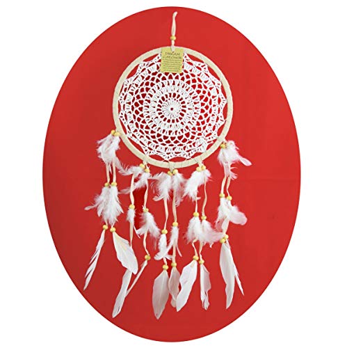 Traumfänger Dreamcatcher gehäkelt 60 cm lang Farbe Motiv 2 Traumfänger Dreamcatcher gehäkelt 60 cm lang Farbe Motiv 2 von Simandra