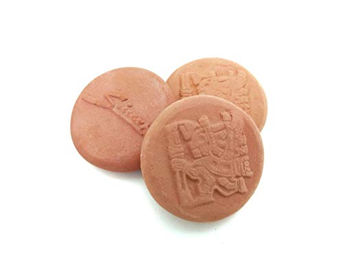SIMARU Tabakbefeuchter – Humidrole Pouch Button – Humidor befeuchter – Terakotta Stein– Terracotta Humidifying Stone gegen Austrocken von Tabak/Drehtabak – immer frischer Tabak (3 Stück) von Simaru