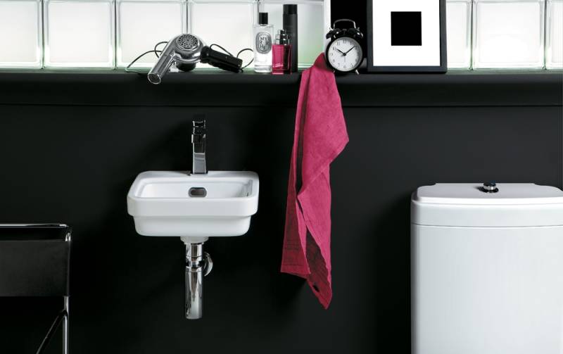 Gästewaschbecken Retro/Vintage Serie Imperial Weiß von Simas Gästewaschbecken Retro/Vintage Serie Imperial Weiß von Simas von Simas