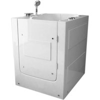 Whirlpoolbadewanne mit Tür 93x83xh100 cm weiß - Florida von Simba