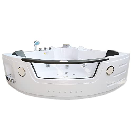 WHIRLPOOL BADEWANNE WHIRLPOOL RECHTECK 2 PERSONEN NEU SPA TUB HOT TUB BATH TUB 140 x 140 von Simba