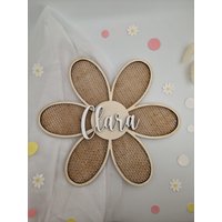3D Wanddeko Daisyblume Mit Namen, Kinderzimmerdeko, Geburstagsgeschenk, Taufe 3D Wanddeko Daisyblume Mit Namen, Kinderzimmerdeko, Geburstagsgeschenk, Taufe von Simiifein