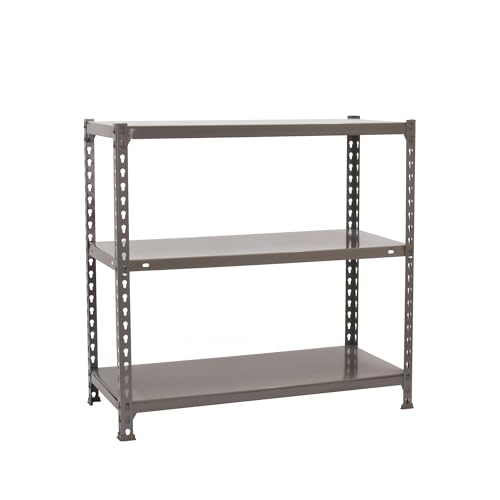 Simon Rack Ecoclick Regal mit 3 Ebenen, 70 kg Tragkraft und Biegepunkt, 900 x 1000 x 400 mm, Schwerlastregal, Garagenregal, Grau Simon Rack Ecoclick Regal mit 3 Ebenen, 70 kg Tragkraft und Biegepunkt, 900 x 1000 x 400 mm, Schwerlastregal, Garagenregal, Grau von Simon Rack