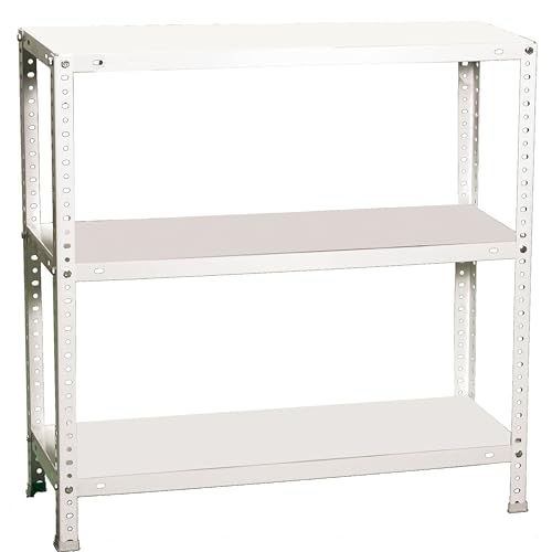 Simon Rack Schwerlastregal, 900x1100x500 mm, Bis 75 kg Belastbar, 3 Verstellbare Ablagen, Kellerregal, Lagerregal, Weiss- Advantage Simon Rack Schwerlastregal, 900x1100x500 mm, Bis 75 kg Belastbar, 3 Verstellbare Ablagen, Kellerregal, Lagerregal, Weiss- Advantage von Simon Rack