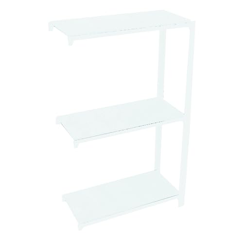 Simon Rack Officlick Bücherregal, 1000 x 900 x 300 mm, 3 Ebenen, Industriestil, Metall, Weiß Simon Rack Officlick Bücherregal, 1000 x 900 x 300 mm, 3 Ebenen, Industriestil, Metall, Weiß von Simon Rack