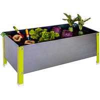 Simonrack Pflanzkübel SIMONGARDEN URBAN KID Metall silber, grün rechteckig 120,0 x 41,0 cm von SIMONRACK