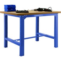 Simonrack Werkbank SIMONWORK BT6 PLYWOOD 1200 blau 120,0 x 75,0 x 86,5 cm von SIMONRACK