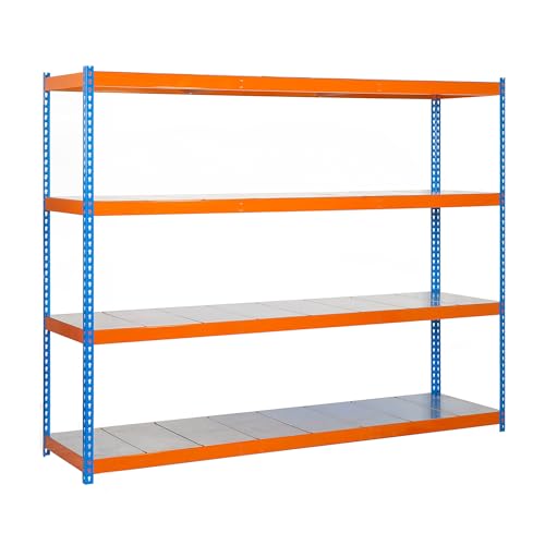 SimonRack 8435104946657 ECOFORTE 1504-4 Metall blau/orange/galva Regal mit mittlerer Belastung, 2000x1500x450 SimonRack 8435104946657 ECOFORTE 1504-4 Metall blau/orange/galva Regal mit mittlerer Belastung, 2000x1500x450 von Simon Rack