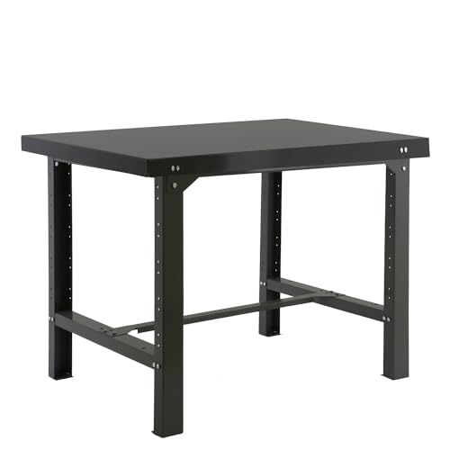 SimonRack Werkbank 600 kg Belastbarkeit, 83x120x73 cm, Große Arbeitsfläche Arbeitsfläche, Arbeitstisch, Antracite - BT6 von Simon Rack