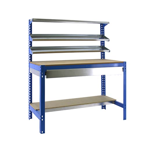 Simonrack 448100945157514 Set 1500 Werkbank, blau/Holz Simonrack 448100945157514 Set 1500 Werkbank, blau/Holz von Simon Rack