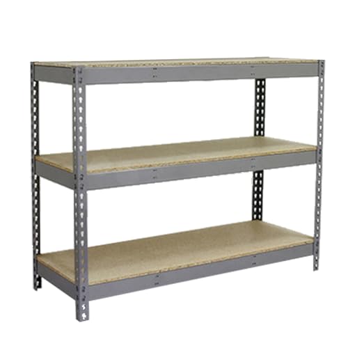 Simonrack – Metallregal mit 3 Etagen – 2000 x 2400 x 450 mm – Simonforte-Set – Chipaboard – Grau – Holz Simonrack – Metallregal mit 3 Etagen – 2000 x 2400 x 450 mm – Simonforte-Set – Chipaboard – Grau – Holz von Simon Rack