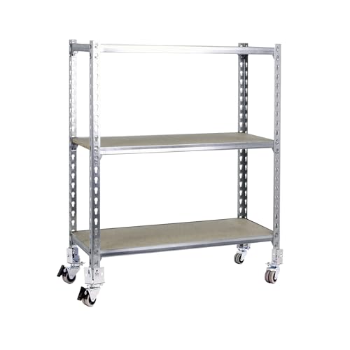 Simonrack Metallregal ohne Schrauben Kit Maderclick Mobile Mini 3/400 900 GalVA/Holz von Simon Rack