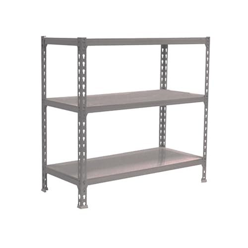 Simonrack Simonclick Regal mit 3 Ebenen, 200 kg Tragkraft und Biegepunkt, 900 x 1100 x 400 mm, Schwerlastregal, Garagenregal, Grau Simonrack Simonclick Regal mit 3 Ebenen, 200 kg Tragkraft und Biegepunkt, 900 x 1100 x 400 mm, Schwerlastregal, Garagenregal, Grau von Simon Rack