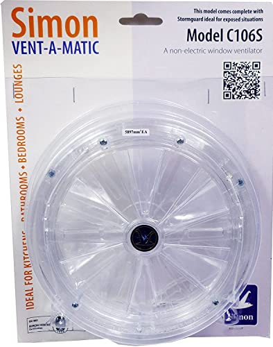 Vent-a-matic Rotary Ventilator 106 with Stormguard Model C106S by Simon Vent-A-Matic von Simon Vent-A-Matic