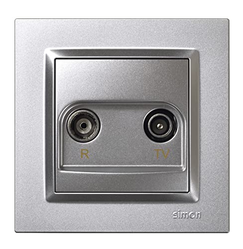 Mittlere TV-Steckdose, Aluminium, SIMON 10 Mittlere TV-Steckdose, Aluminium, SIMON 10 von Simon