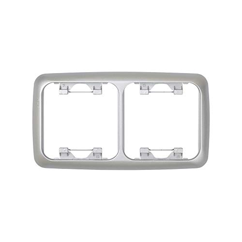 SIMON – 31621 – 33 Rahmen für 2elementos s-31 Aluminium Ref. 6553133167 von Simon