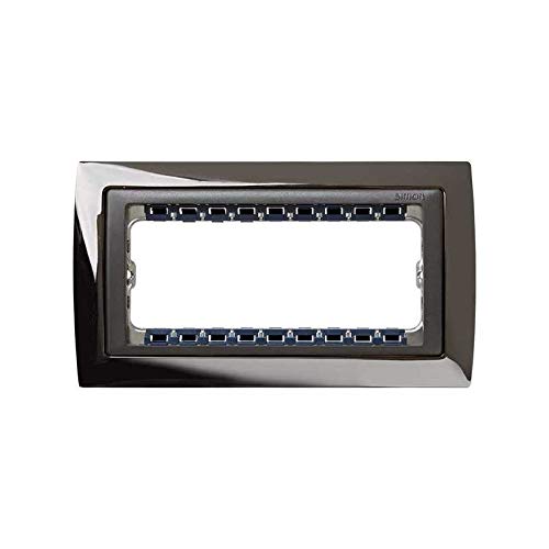 SIMON 82854 – 67 Rahmen 5 Module graphit/Stahl SIMON 82854 – 67 Rahmen 5 Module graphit/Stahl von Simon
