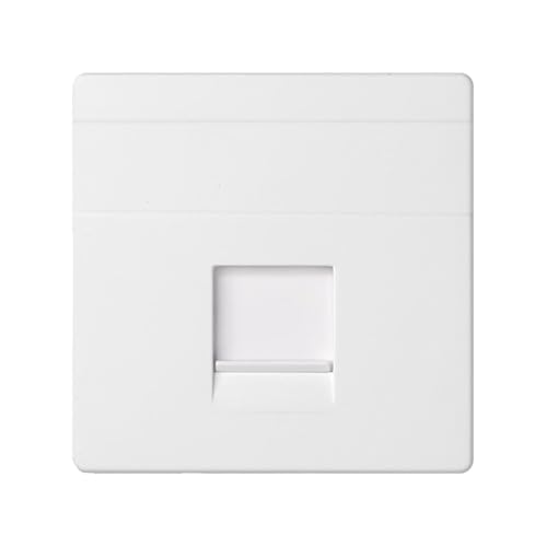 v&d univ. flach c/g Pulver für 1 RJ45 Simon 82 CONCEPT weiß von Simon