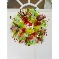 Größe - 14 "Quer Klein Der Grüne Weihnachtsmonsterkranz Größe - 14 "Quer Klein Der Grüne Weihnachtsmonsterkranz von SimonSaysCraftDesign