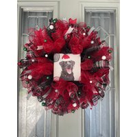 Weihnacht Schwarzer Labrador Netz Kranz von SimonSaysCraftDesign