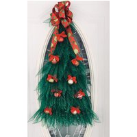 Weihnachtsbaum-Mesh-Kranz von SimonSaysCraftDesign