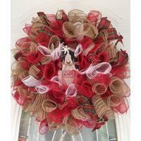 Weißer Hund Mesh Kranz Weißer Hund Mesh Kranz von SimonSaysCraftDesign